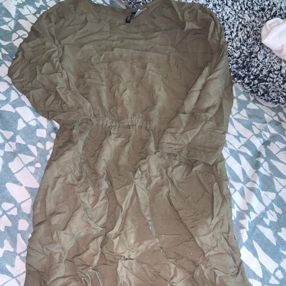 Green summer dress
